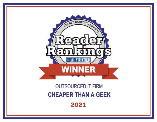 Reader Rankings Best Outsorced IT Firm 2021